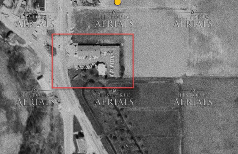 Mark III Grille & Bar and Inn (Royal Motel & Restaurant) - 1969 Aerial (newer photo)